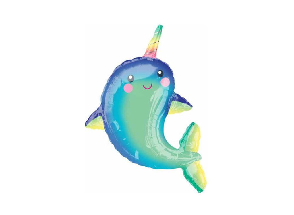 Build Your Own Bundle - 39" Happy Narwhal Balloon