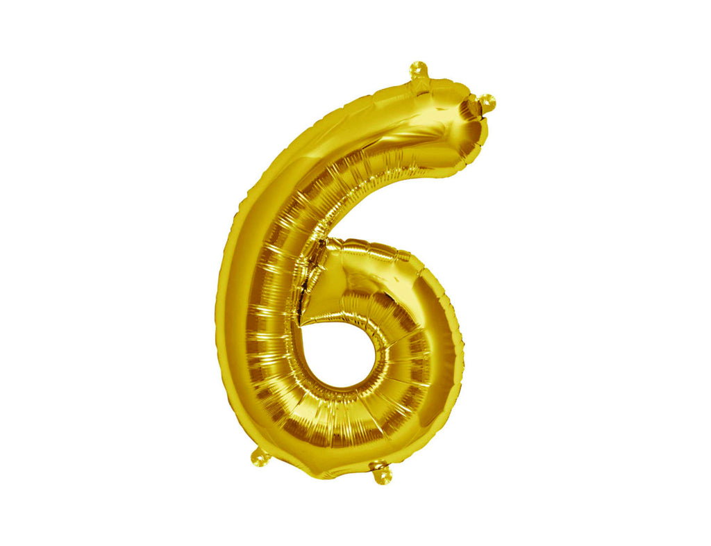 34” Giant Number "6" Balloon