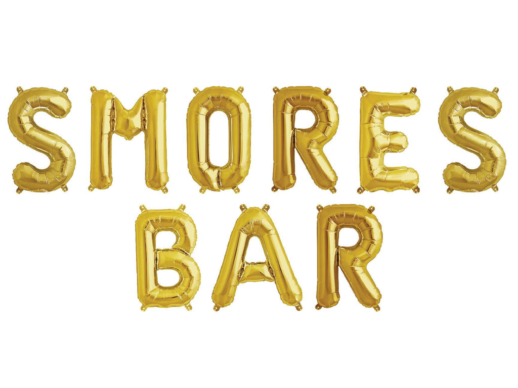 Smores Bar Balloon Banner - Smores Bar Sign - Smores Bar Banner - Party S'more Sign - S'more Bar Sign - Dessert Bar Sign - Wedding Decor