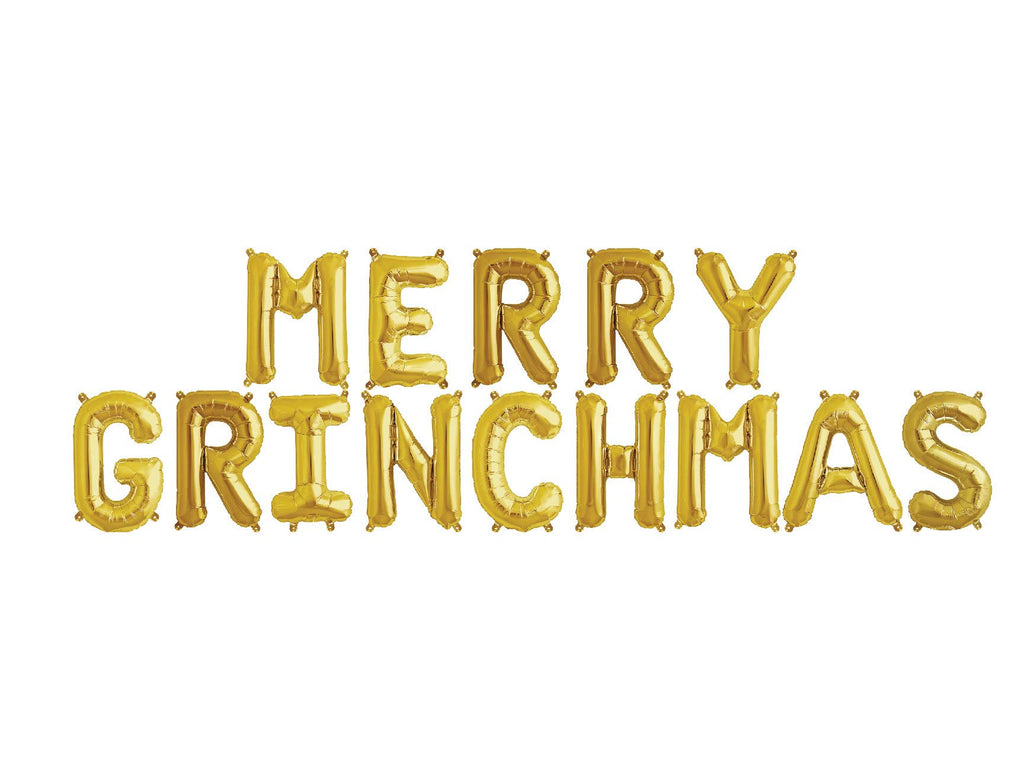 Merry Grinchmas Balloon Banner - Christmas Party Decor - Christmas Party Backdrop - Christmas Photo Wall - Christmas Balloons - Grinch Theme