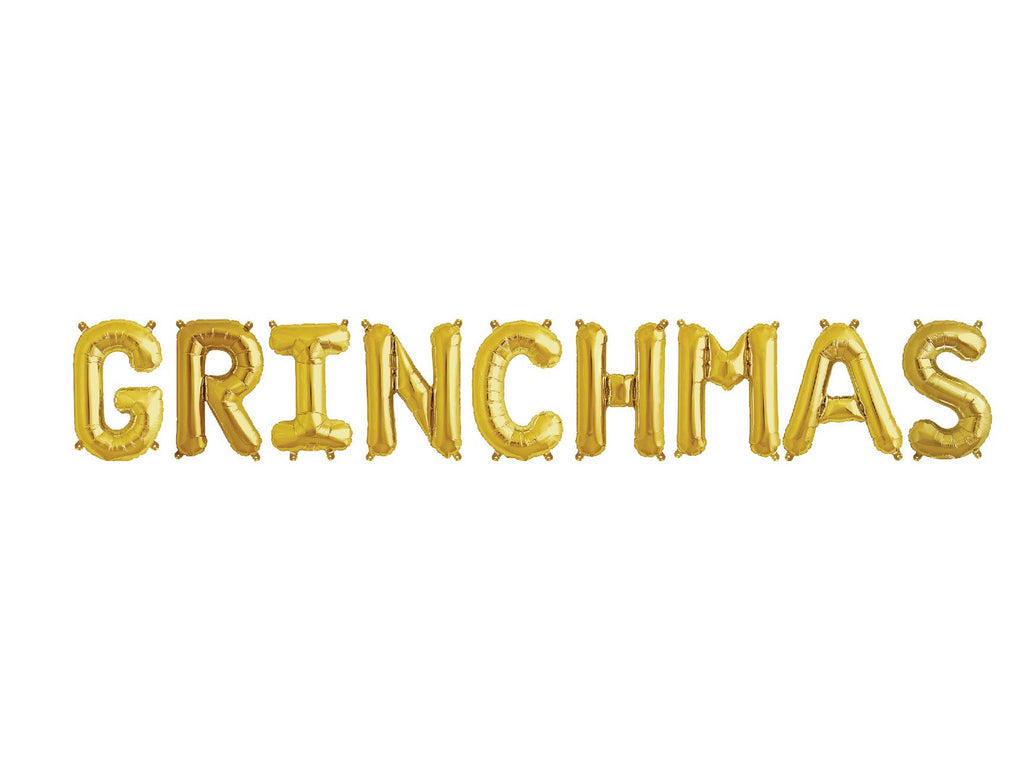 Grinchmas Balloon Banner