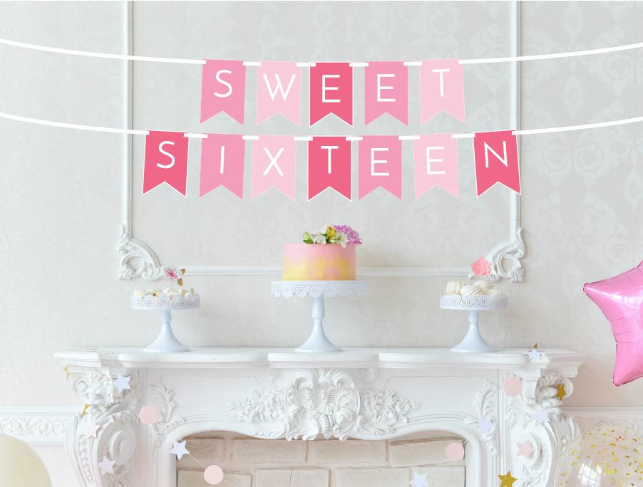 Sweet Sixteen Banner