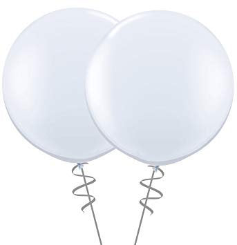 36" White Latex Balloon