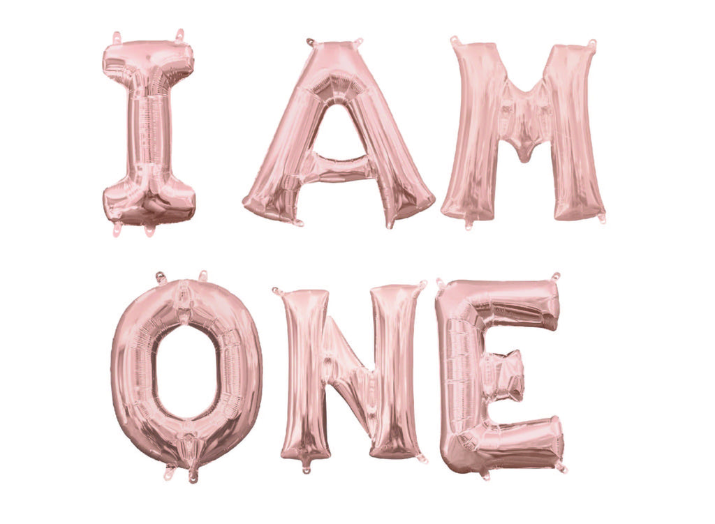 I Am One Balloon Banner