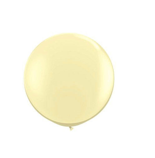 36" Cream Silk Latex Balloon
