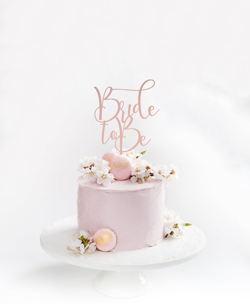 Bride to be Acrylic Cake Topper