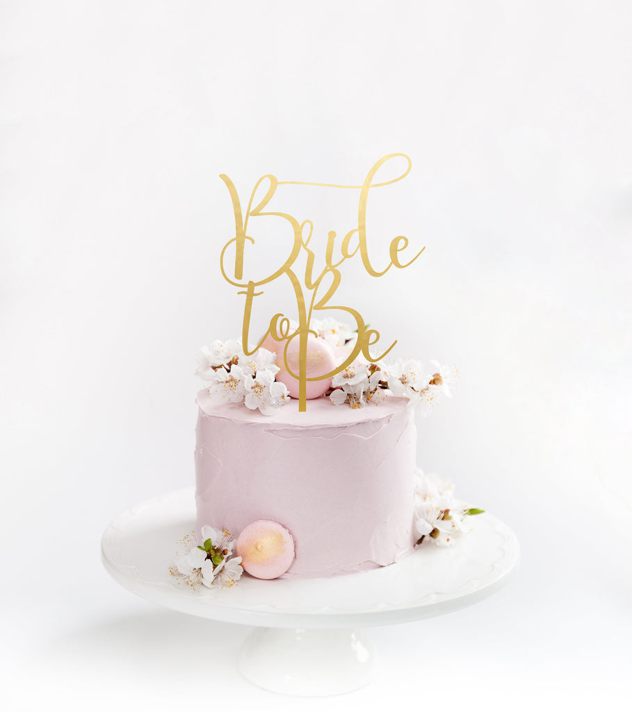Bride to be Acrylic Cake Topper
