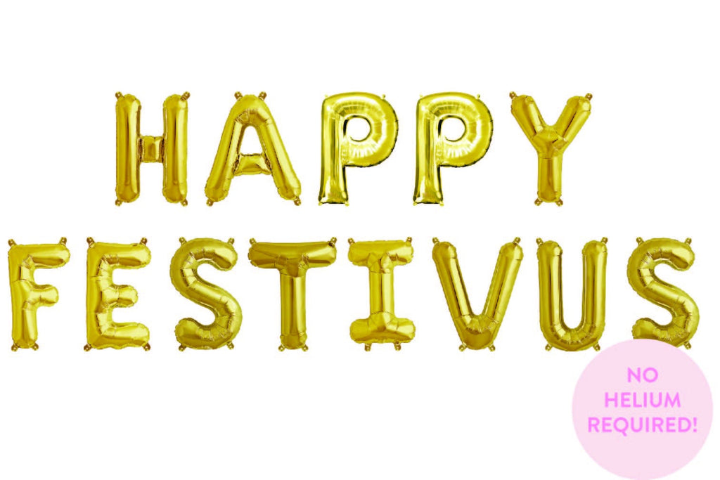 Happy Festivus Balloon Banner