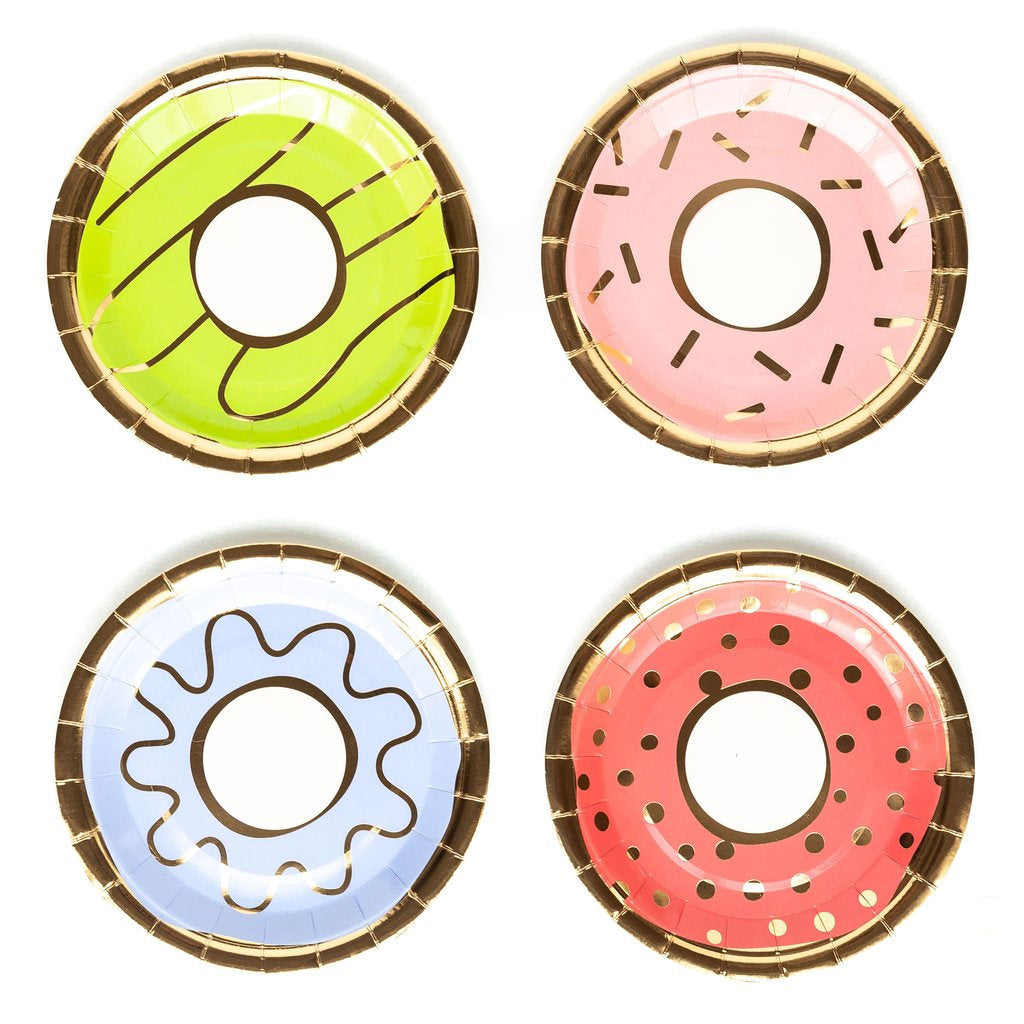 Donut Foil Paper Plates