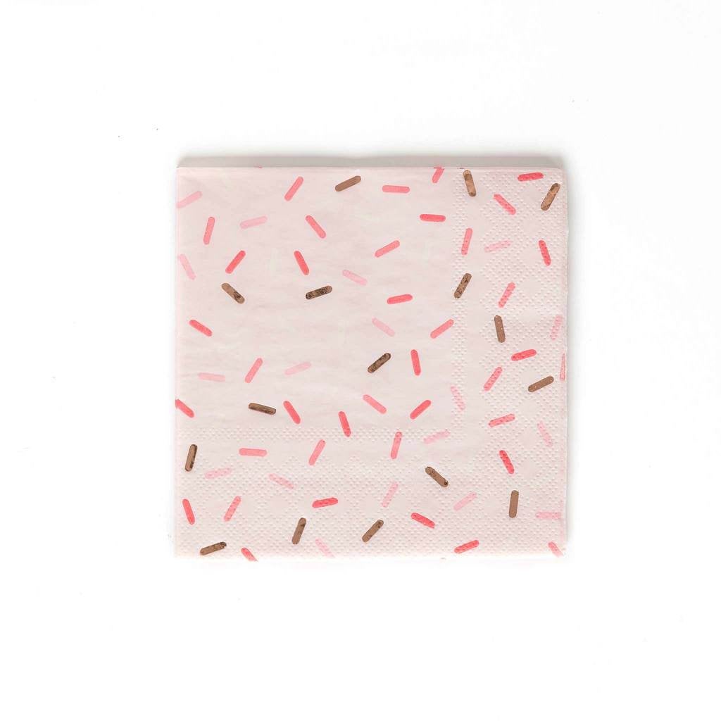 Sprinkles Paper Party Napkins - Set of 12