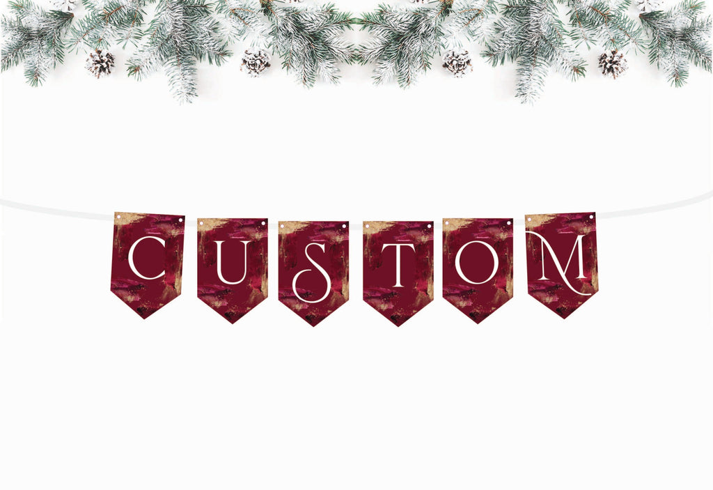 Custom Christmas Banner