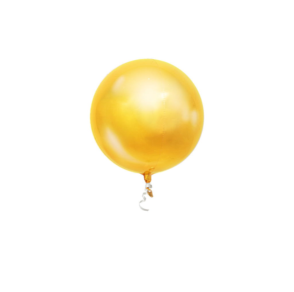 Gold Orb Balloon - 18"