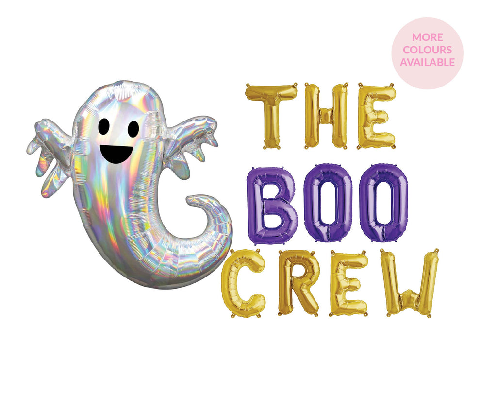 The Boo Crew Balloon Banner