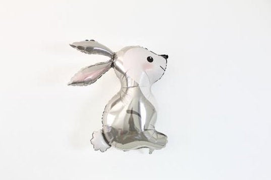 Woodland Bunny Balloon - 36" Tall Balloon - Some Bunny Theme - Little Bunny Theme - Easter Decor - Bunny Themed Party Decor